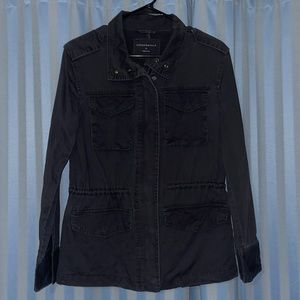 Aeropostale small black denim jacket